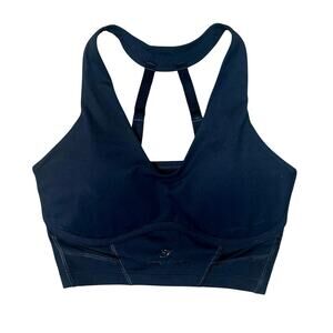 NWOT Gymshark Whitney Longline Sports Bra Black Size S